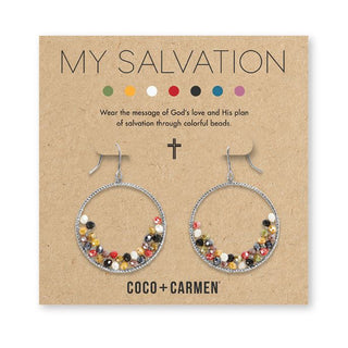 Coco + Carmen My Salvation Earrings Silver