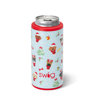 Swig Santa Paws Skinny Can Cooler 12oz.