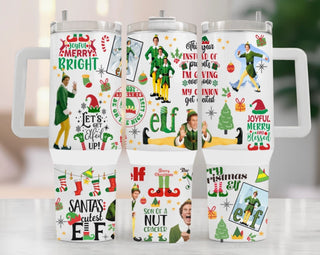 Southern Backroad Tees Elf Quotes 40oz Tumbler