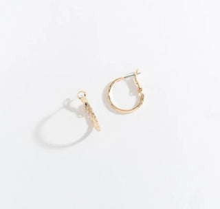 Howard's Ear Sense Large Gold Hoop Earrings