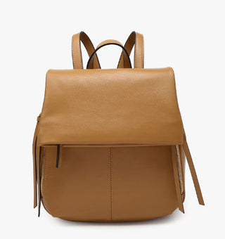 Jen & Co Adley Foldover Backpack Tan M2468