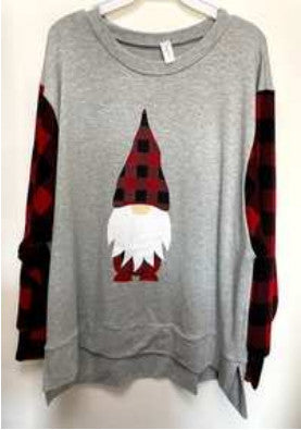 Gnome Long Sleeve Crew Neck