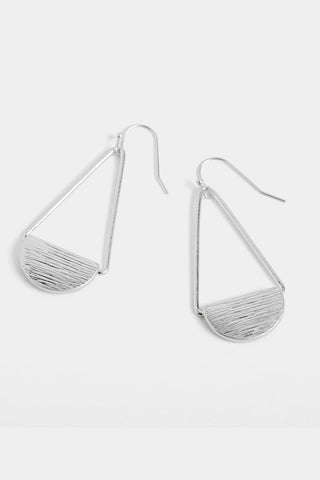 Whispers Open Sail Dangle Earrings Silver WN004774