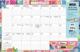 2026 Lang Desk Pad Calendar Happy Life