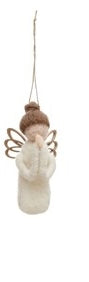 Wool Felt Angel Ornament