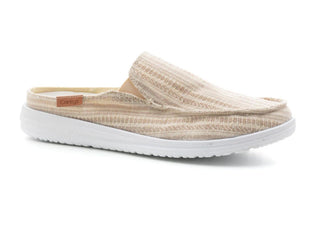 Corky's Pontoon Slip-On Tan Stripe
