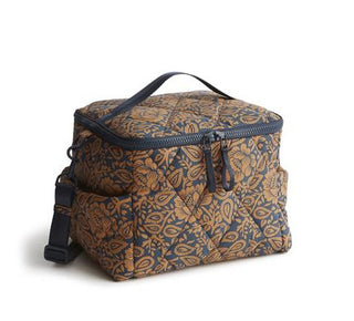 Vera Bradley Lunch Cooler Lotus Montage Roasted Pecan