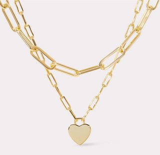 Josslyn Stainless Steel Tarnish Free Layered Necklace Gold