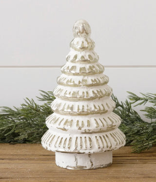 Frosted Mercury Glass Tree Small