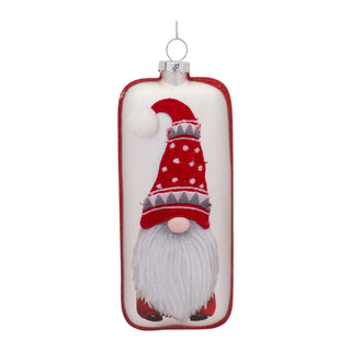 Glass Gnome Ornament