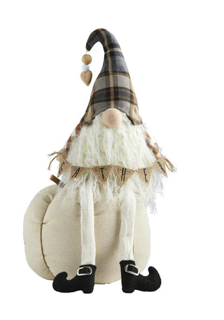 Mudpie Large Pumpkin Gnome Gather