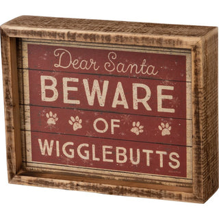 Wigglebutts Box Sign