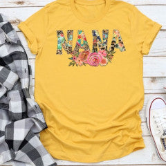 Rebel Rose Western Floral Nana T-Shirt