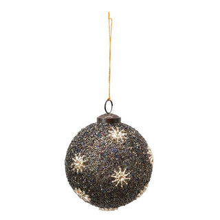 Round Glass Bead Ball Ornament