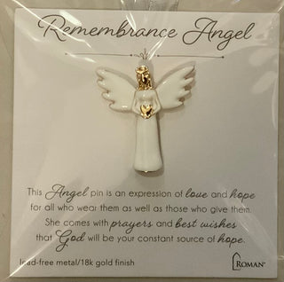 Remembrance Angel Pin