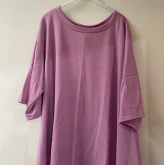 Sew In Love French Terry Short Sleeve Lilac