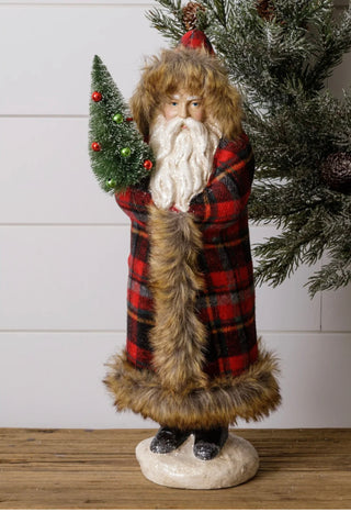 Plaid Belsnickle Santa