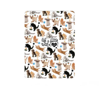 Brief Insanity Life is Better With a Cat Plush Blanket