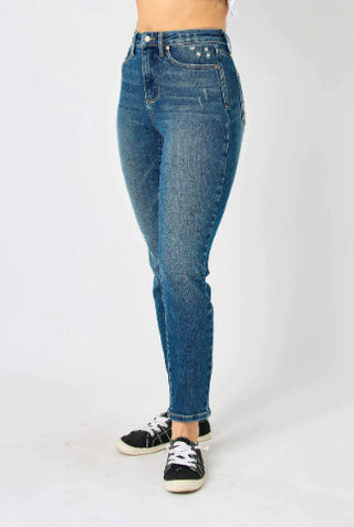 Judy Blue HW Tummy Control Slim 88776