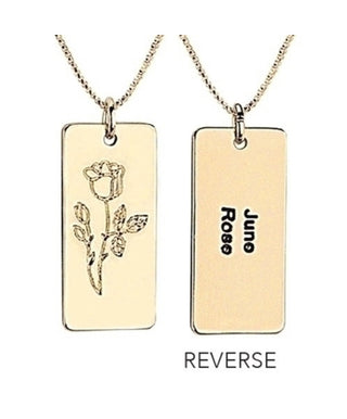 Alexa’s Angels Birth Flower Necklace June