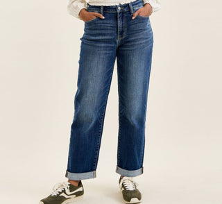 Judy Blue MR Billie Boyfriend DK True Indigo 82744