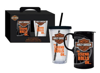 Harley Davidson Bar & Shield Hot & Cold Set