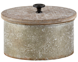 Metal Container w/Lid