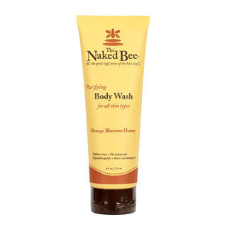 The Naked Bee Velvety Smooth Body Wash Orange Blossom Honey 8oz
