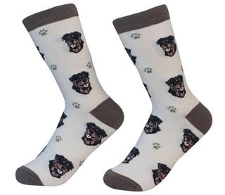 E&S Pets Rottweiler Socks Brown