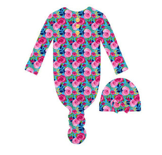 Jane Marie Kids Blossom in Love Infant Gown & Beanie Set