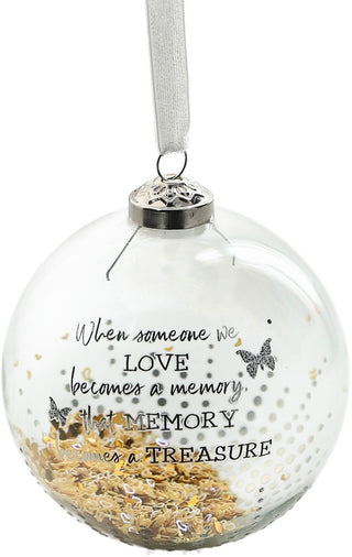 Treasured Memory Glass Ornament
