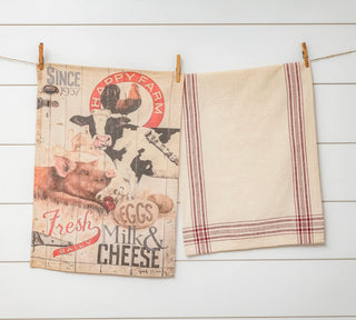 Happy Farm Tea Towel Set