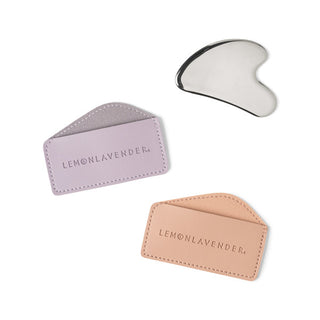 Lemon Lavender Stainless Steel Gua Sha