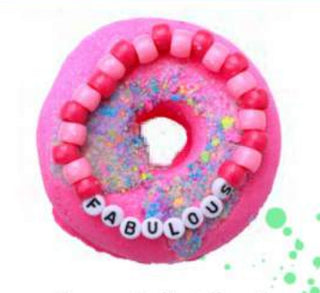 garb2art Donut Bath Bomb with Bracelet Pink