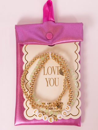 Simply Southern Bracelet Love You Set of 3