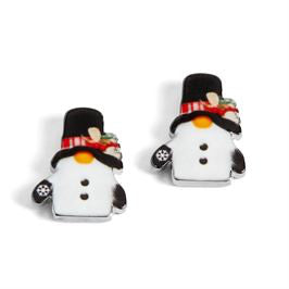 Whispers Snowman Gnome Earrings WN004443