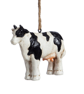 Resin Cow Ornament