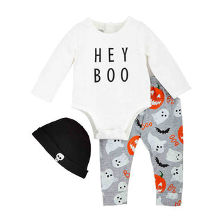 Mudpie Hey Boo Crawler 3-6M