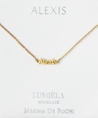 A Script Name Necklace, 20"