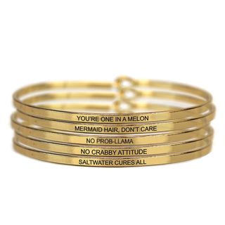 Words of Wisdom Bangles