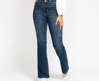 Judy Blue High Waisted Cargo Bootcut 88872
