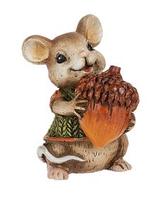 Blessed & Thankful Mouse w/Acorn