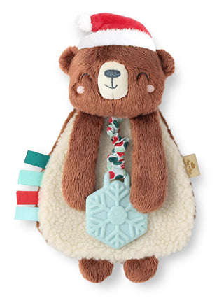 Itzy Ritzy Itzy Lovey Holiday Teether Bear