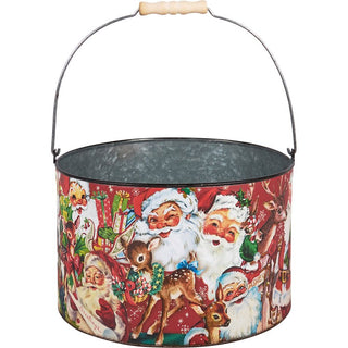 Retro Santa Bucket Small