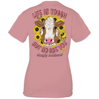 Life Is Tough, But So Are You Cow Tee by Simply Southern