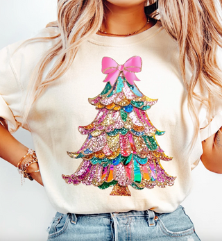 Sparkle Tree Short Sleeve