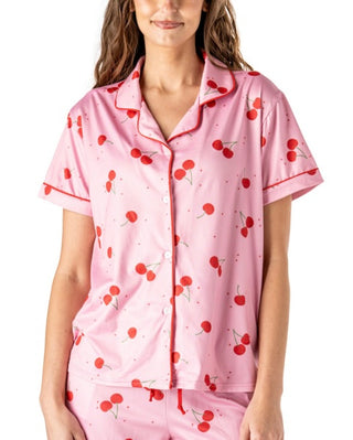 Hello Mello Stargazer Pajama Top Cherry On Top