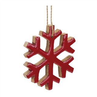 Red Snowflake Ornament