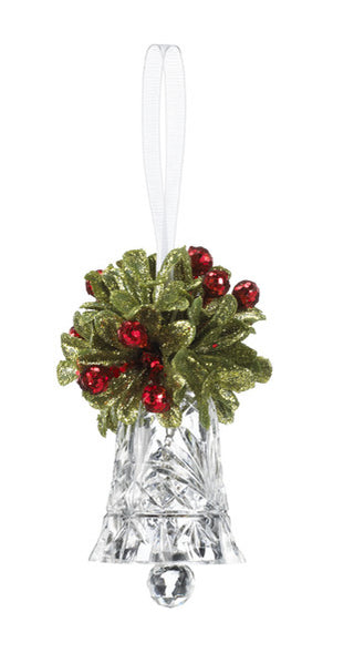 Kissing Krystal Teeny Krystal Bell Ornament
