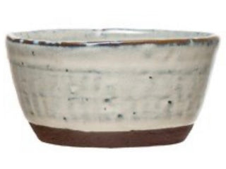 Stoneware Bowl w/Reactive Glaze